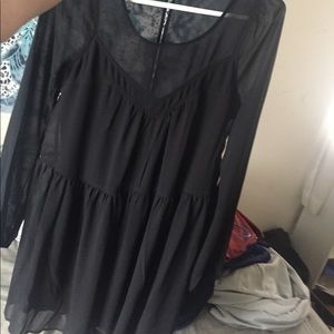 Black Long Sleeve Express Dress