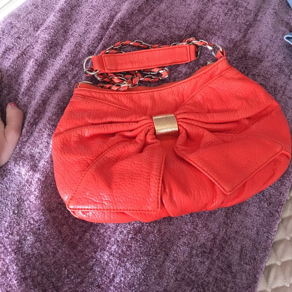 Orange cross body