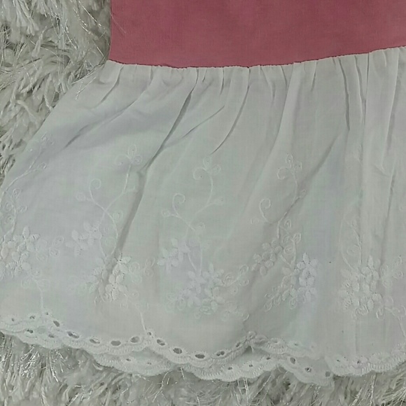 SALE***Pink Kitty Eyelet Dress. Kids :) - Picture 4 of 5