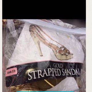 Gold heels