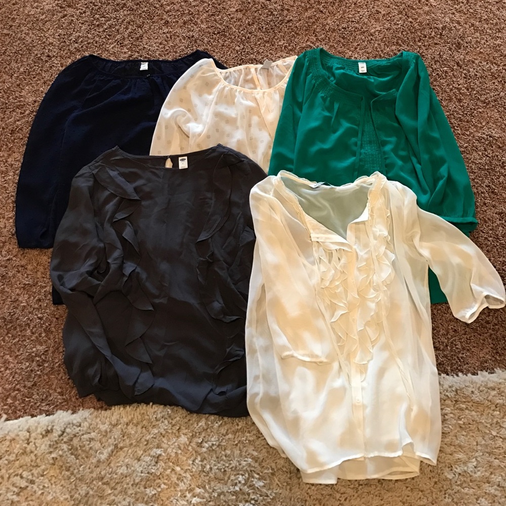 Lot of 5 blouses