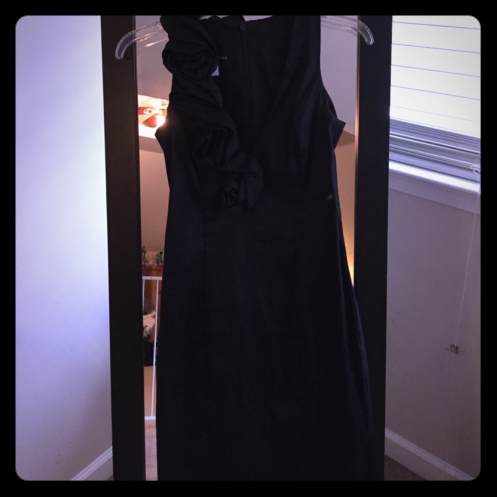 Black cocktail dress