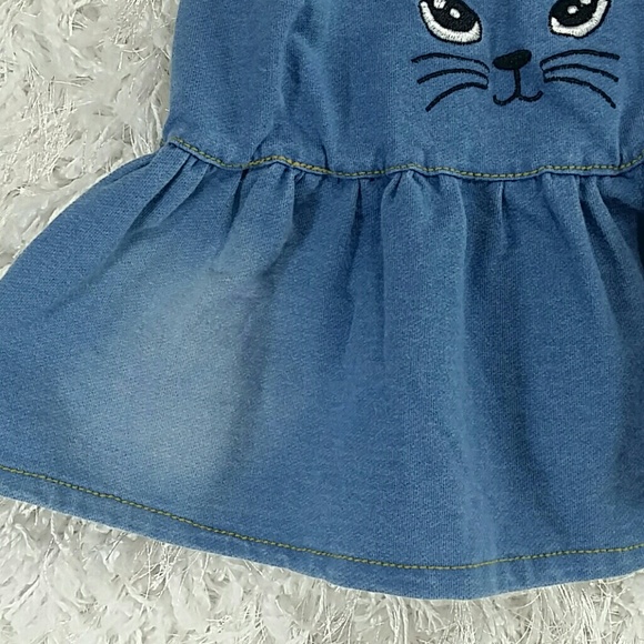 SALE***Kitty Denim Skirt.  Kids   :) - Picture 3 of 4