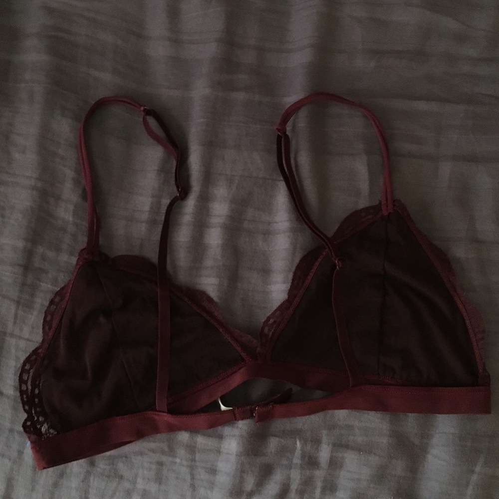 Large Fly Affair Burgandy Bandeau - Picture 2 of 5