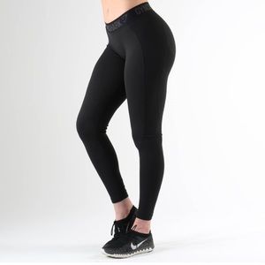 (Medium) Gymshark Flex Leggings BLACK MARL/BLACK