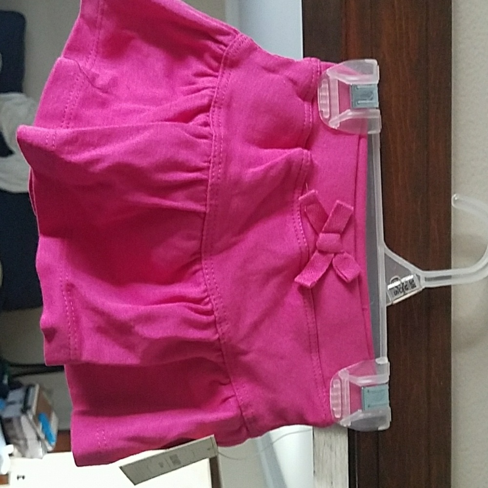 3 - 6 mos girls pink onesie and skort NWT Old Navy