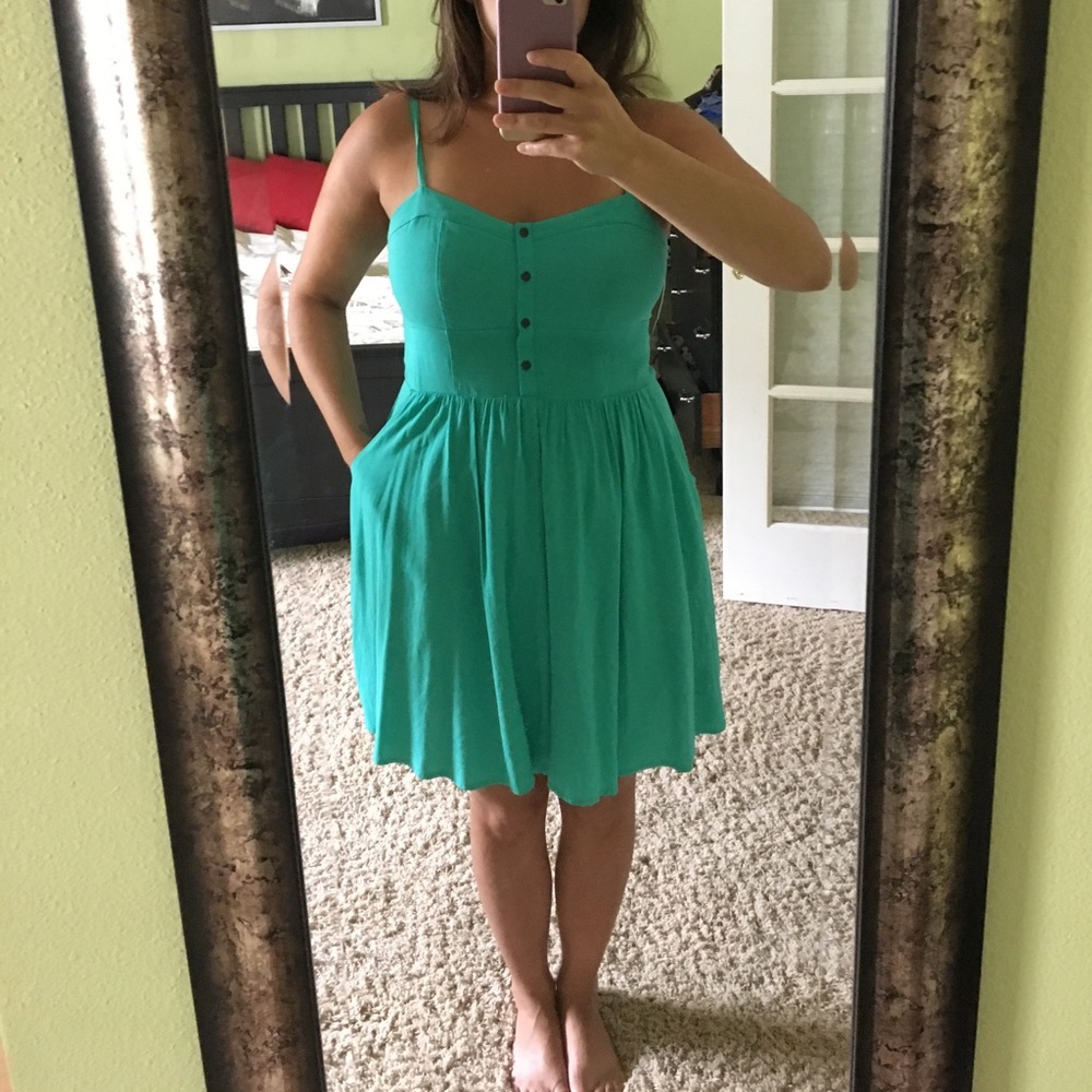 Teal express dress