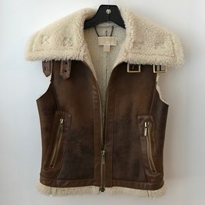 Michael Kors Shearling vest