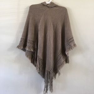 Anthropologie hooded pancho