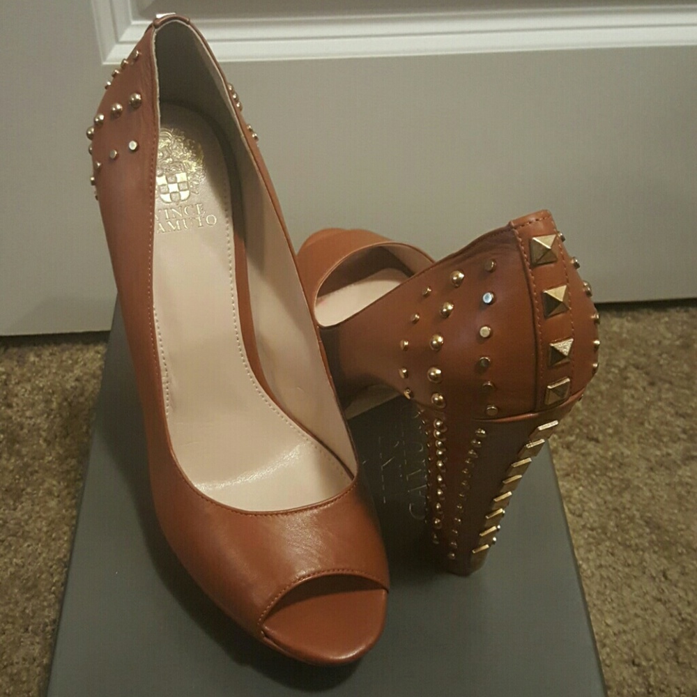 Studded Platform Heels