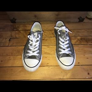 Converse All Stars grey size 7!