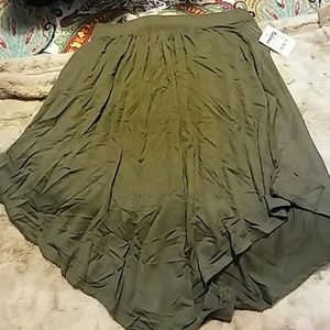 Charlotte Russe army green skirt
