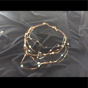 Beautiful three strand necklAce