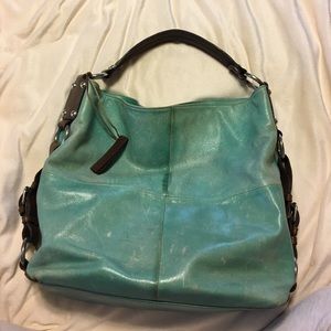 Great condition! Teal Tano shoulder bag
