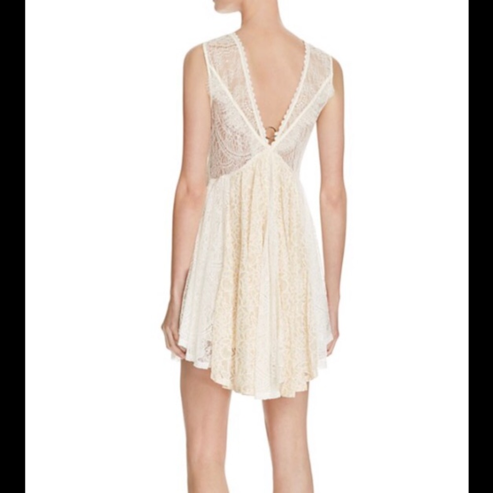 Free People Sleeveless Lace Mini Dress - Picture 2 of 5