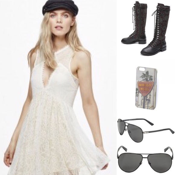 Free People Sleeveless Lace Mini Dress - Picture 5 of 5