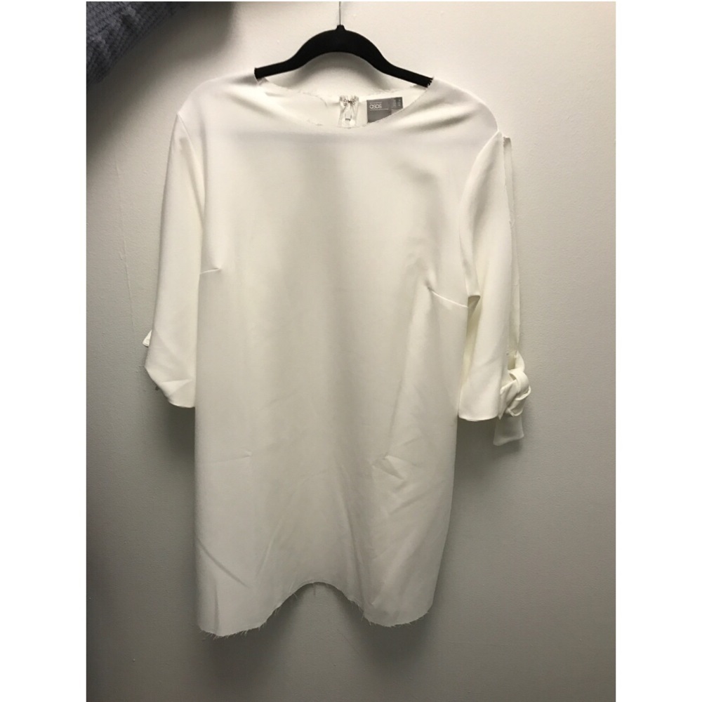 ASOS White Tie Side Dress