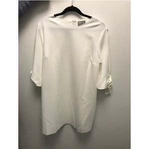 ASOS White Tie Side Dress