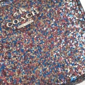 Brand new Coach GLITTER wallet/keychain!!!