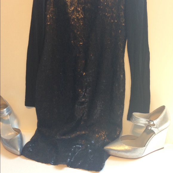 Jessica Simpson Black Sequin Dress - Picture 6 of 6