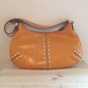 Michael Kors Studded Orange Purse
