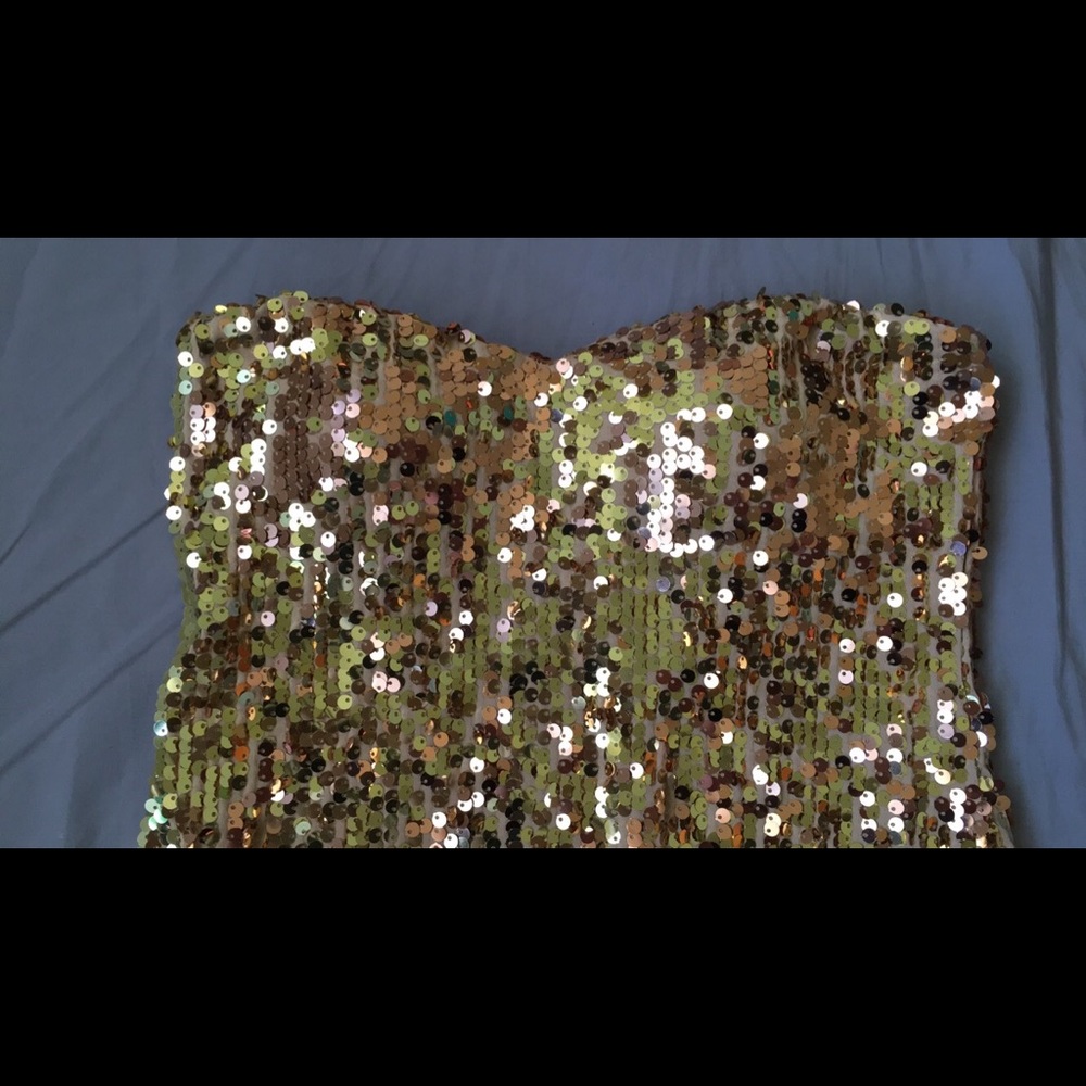 Gold sequin dress (Deb)
