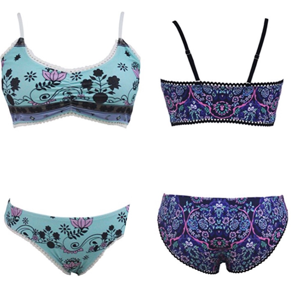 🚨Small Bottoms Only 🚨Boho Blues Bikini - Picture 3 of 5