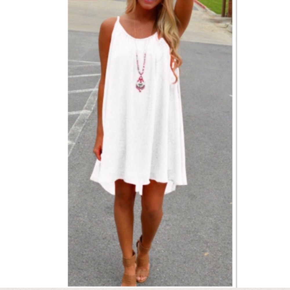 ❗️FINAL PRICE ❗️🎉HP🎉CHIFFON SWING DRESS/COVERUP - Picture 2 of 5