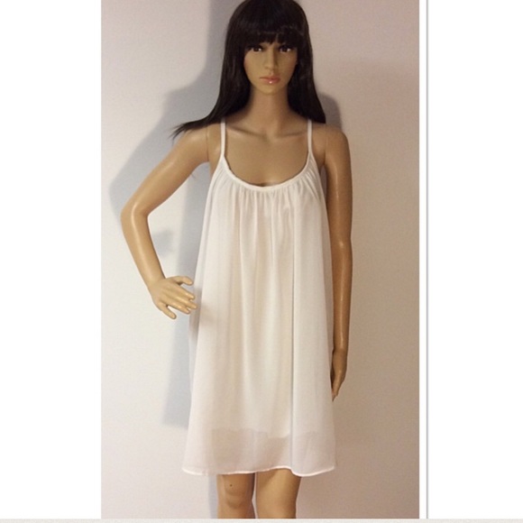 ❗️FINAL PRICE ❗️🎉HP🎉CHIFFON SWING DRESS/COVERUP - Picture 4 of 5