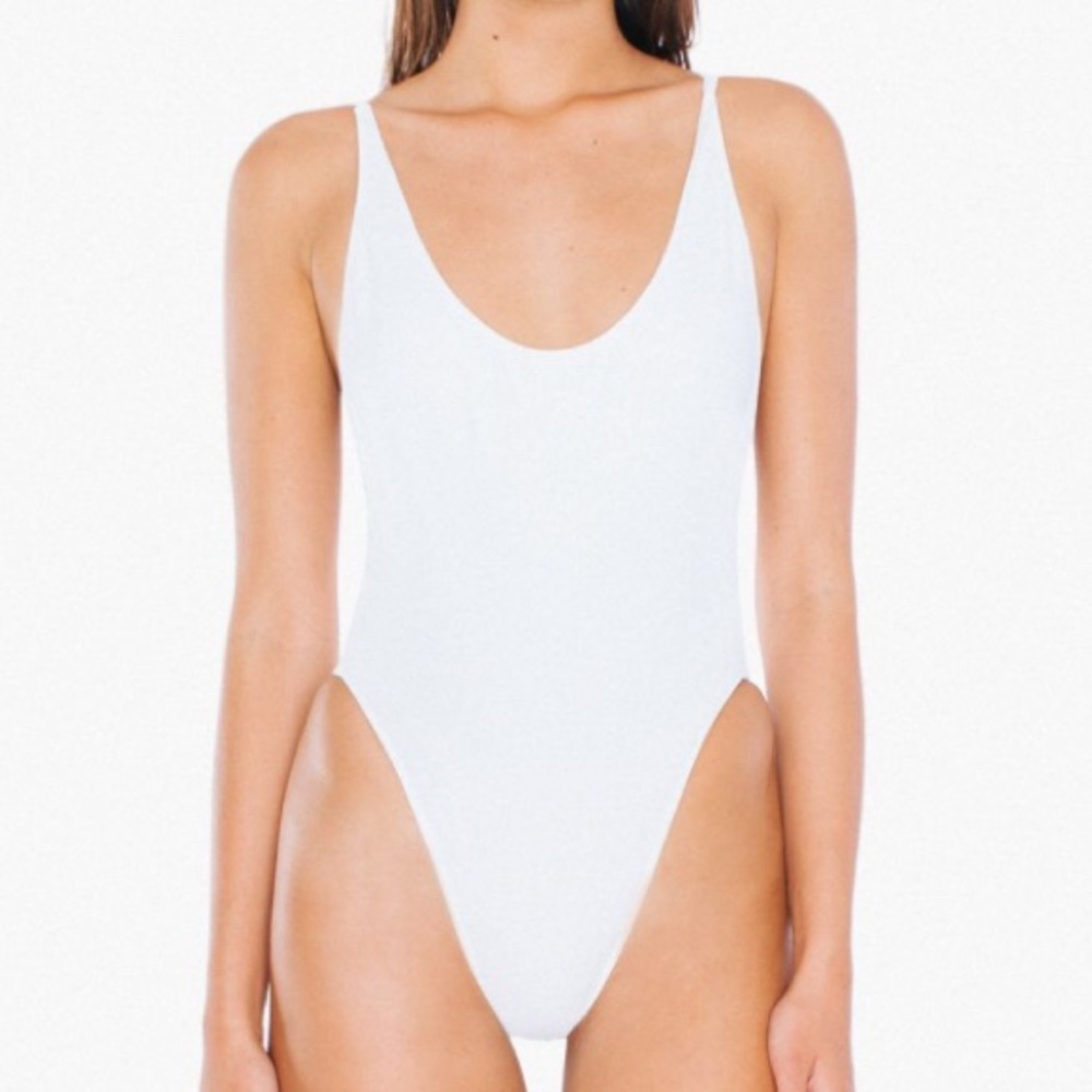 American Apparel high cut one piece swimsuit
