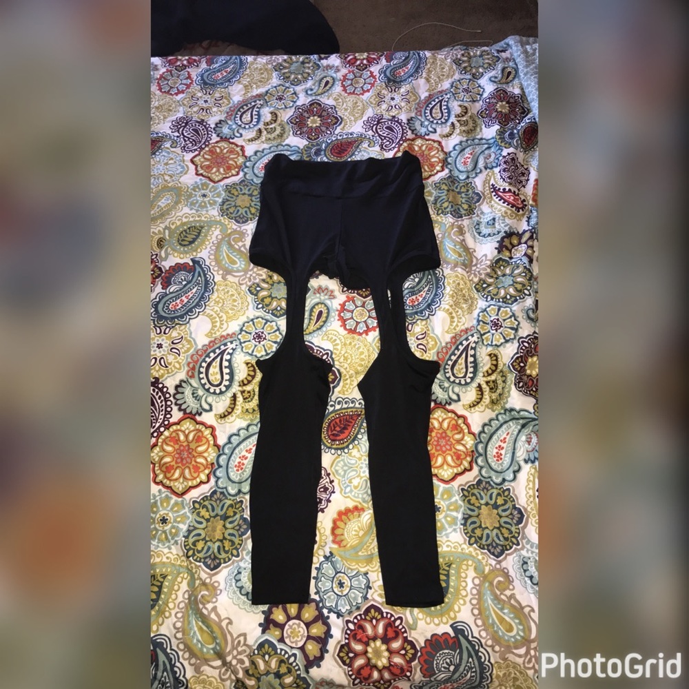Suspender leggings