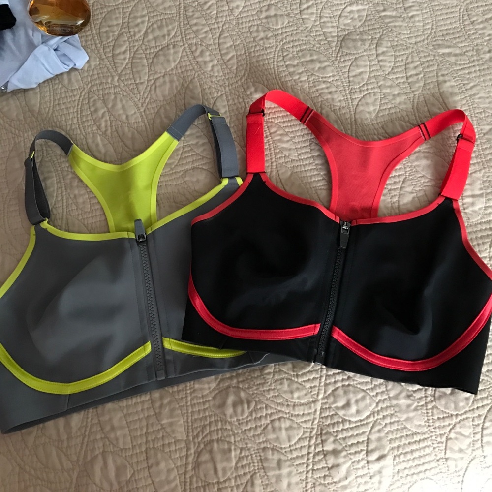 2 brand new without tags sports bra's!