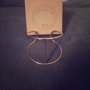 Emerald + Duv cufflet