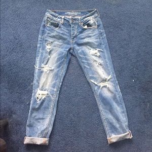 Ripped Boyfriend Jeans
