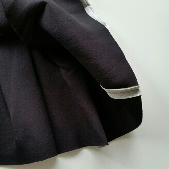 Scuba Zip Up Fit And Flare Dress - Heather Gray - Picture 6 of 6