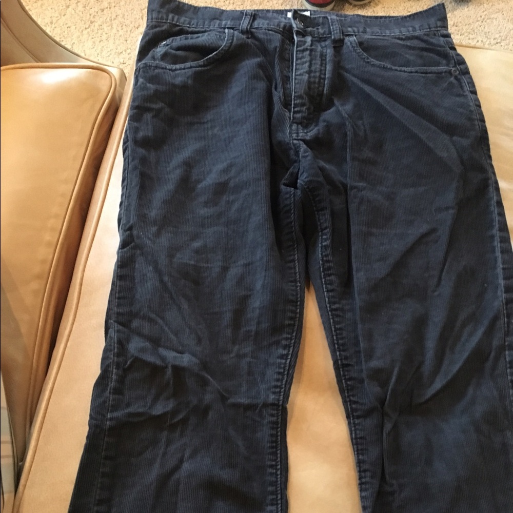 J. Crew Men's Dark Blue Corduroy Jeans