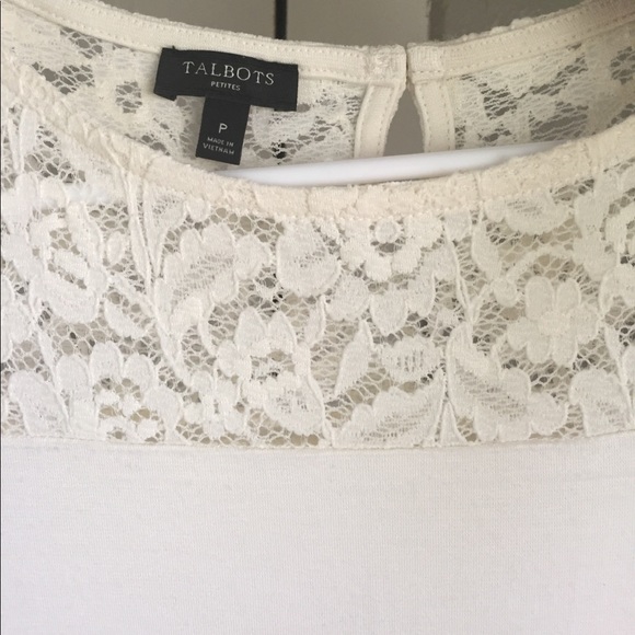 Talbots Petite Lace Shirt - Picture 2 of 2