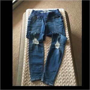 ASOS Maternity Distressed Skinny Jeans