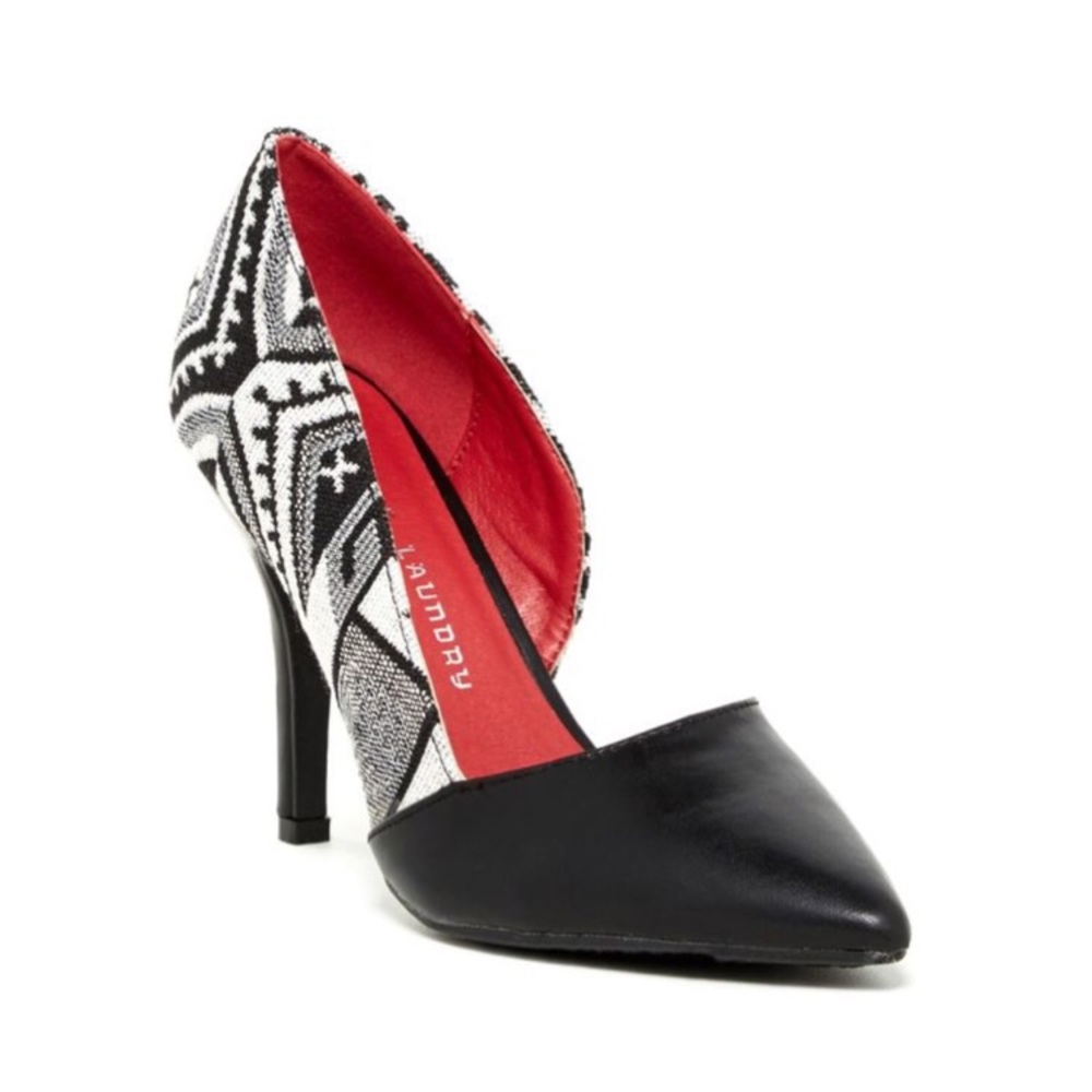 Chinese Laundry Sparks Fly Tribal Print Heels