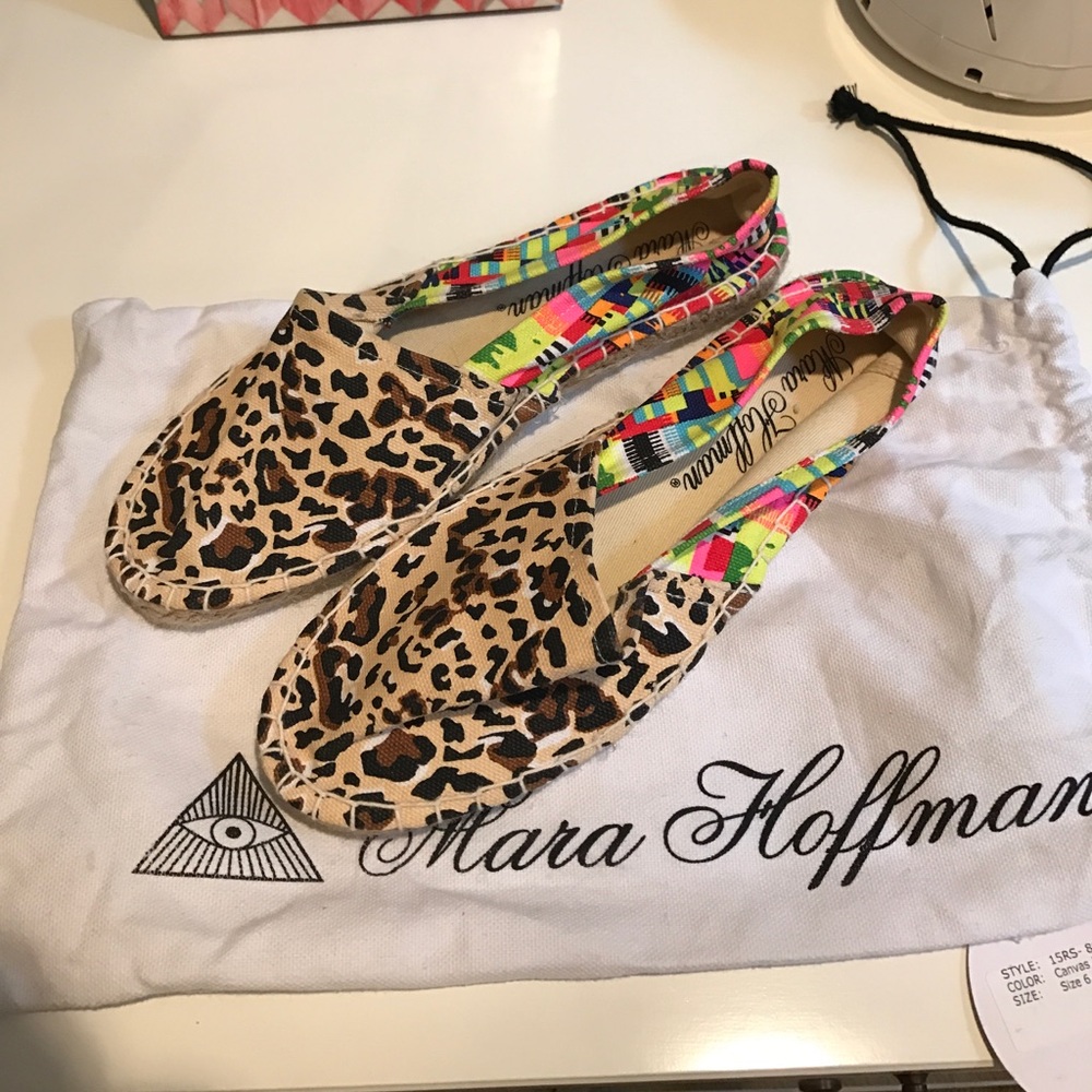 Mara Hoffman Jaguar Print Espadrilles