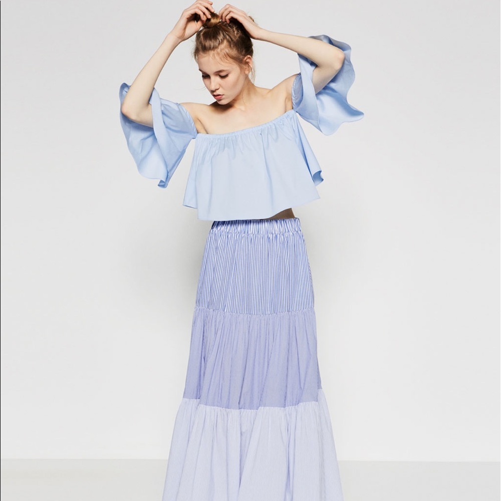 Zara off the shoulder top