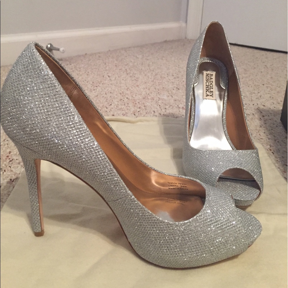 Badgley Mischka Ponderosa Open Toe Heels