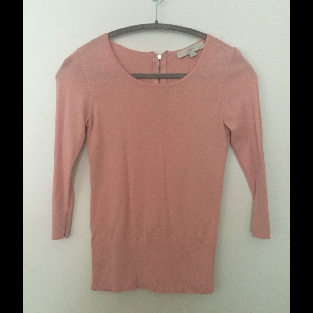 Ann Taylor LOFT Pink Sweater