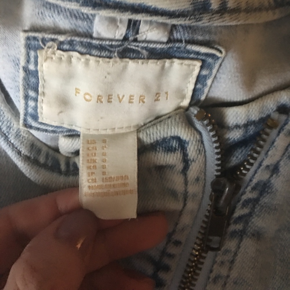 F21 jean jacket - Picture 2 of 3