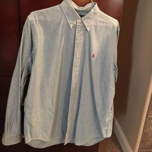 Men's Polo button-down denim shirt by Ralph Lauren