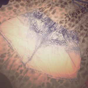 Acid Washed Shorts
