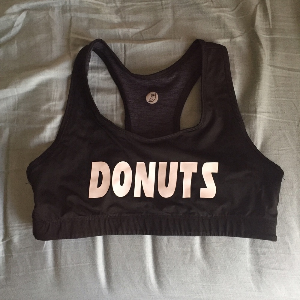 Clothing by Owl sports bra DONUTS