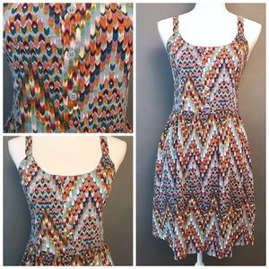 ⚡️SOLD⚡️Xhilaration Pale blue chevron summer dress