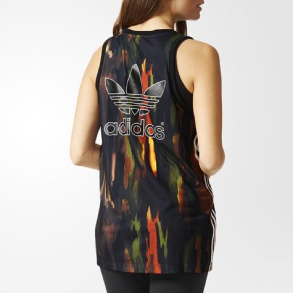 NWT ADIDAS PHARRELL WILLIAMS ISLAND TREE TANK TOP