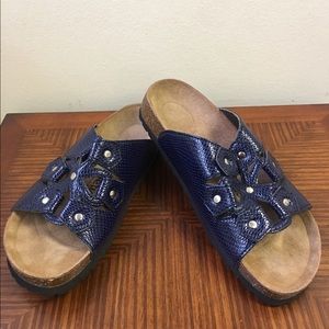 Betula by Birkenstock blue sandals
